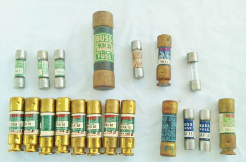 19 Assorted FUSES All New Old Stock BUY IT NOW + FREE SHIPPING!