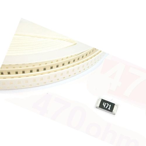 200 x smd smt 0805 chip resistors surface mount 470r 470ohm 471 +/-5% rohs for sale