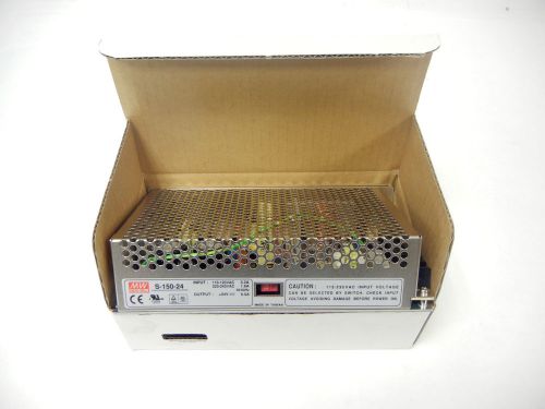 Meanwell s150-24 switching power supply 156w, 24v 6.5a bnib! for sale