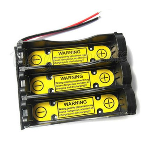 1 x 1S3P 3.7V 18650 Holder Case Battery w/ Li-ion PCM Protection Circuit Module