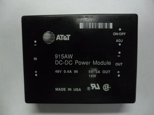 AT&amp;T / 915AW / DC to DC Converter Input: 48V 0.4A Output: 5V 3A 15W