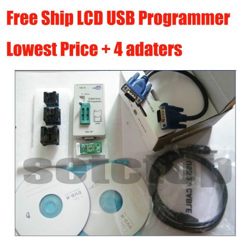 Lcd usb programmer rt809f serial isp programmer pc repair tools 24-25-93 serise for sale