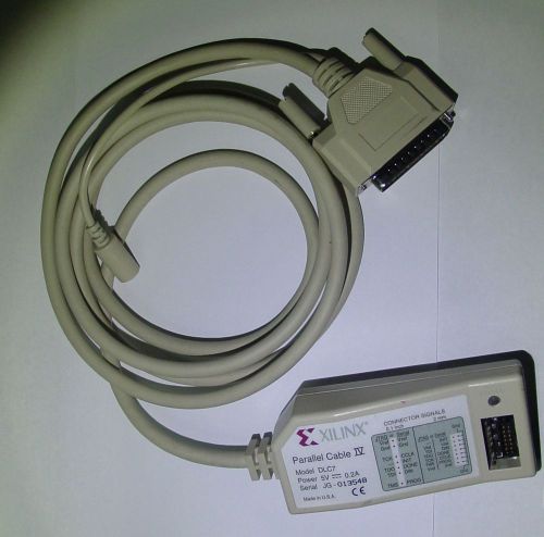 Xilinx DLC7 Parallel Cable IV PC4 JTAG PROM Programmer Cable Set 5V  #JG-013548