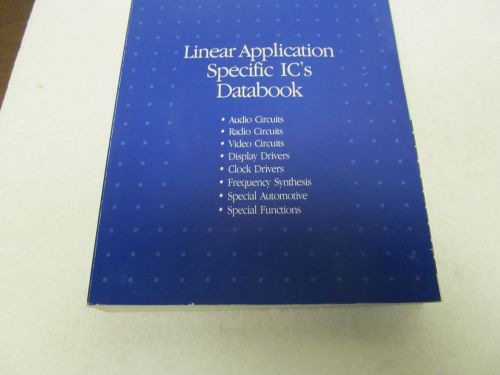 NATIONAL SEMICONDUCTOR 1993 LINEAR APPLICATION SPECIFIC IC&#039;S DATA BOOK,