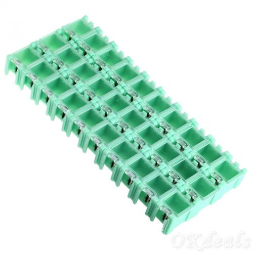 30pcs/lot smt smd kits laboratory electronic components storage boxes tool diy for sale