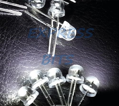 Pre wired straw hat 10x white leds 5mm 10000mcd ultra bright new led lights for sale