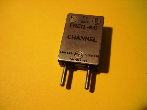 Cambridge Thermionic Corp. Ham Radio Crystal FT 243 Frequency KC 6205