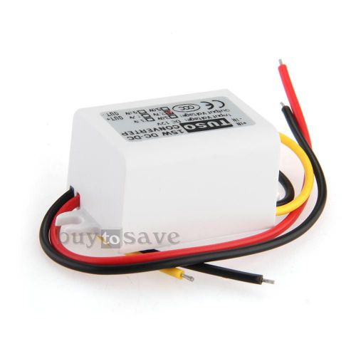 Waterproof dc-dc 12v to 5v 3a buck converter power supply module for sale