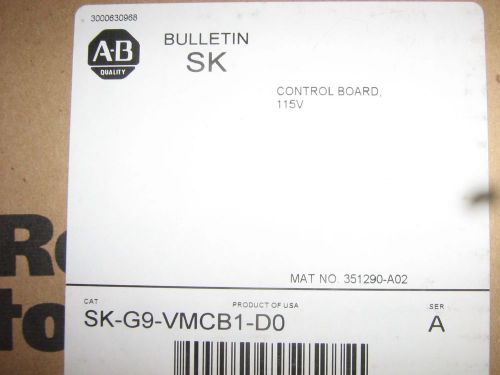 Allen Bradley Control Board 115V for AC Drive SK-G9-VMCB1-D0 NEW