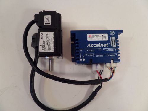 Copley Controls Accelnet Micro #ACJ-090-09 with Emerson Servo Motor,Warranty CNC