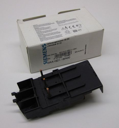 SIEMENS LINK MODULE DC SIZE S0 3RA1921-1BA00