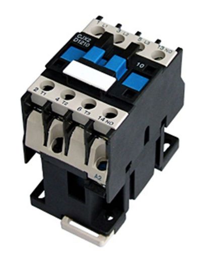 Ac contactor motor starter relay (lc1) cjx2-1210 3p+no 220/230v coil 12a 3kw for sale
