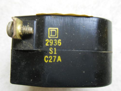 (T3-6) 1 NEW SQUARE D 2936 S1 C27A MAGNET COIL