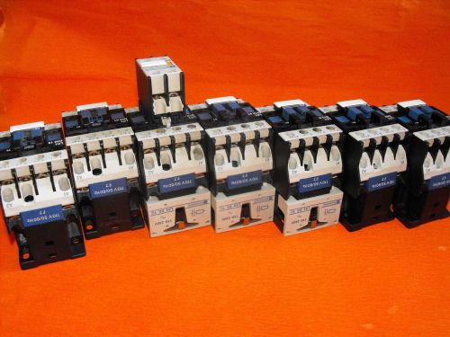 Telemecanique LC1-D09.LC1-D12.COIL 110V.50/60HZ.(LOT 8PCS).USED