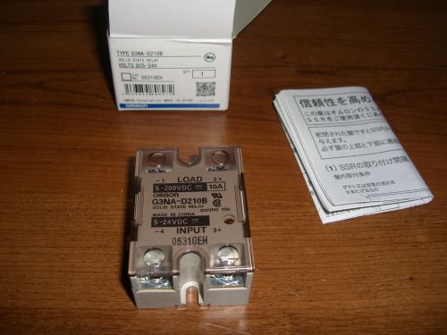 NEW OMRON SOLID STATE RELAY G3NA-D210B-DC5-24