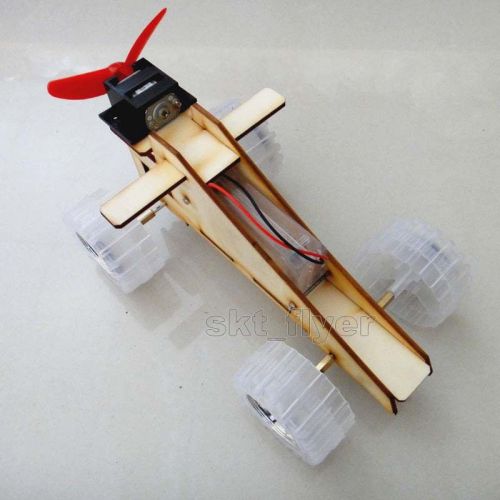 Manual four-wheel driver wind car kit diy children puzzle iq gadget hobby robot for sale