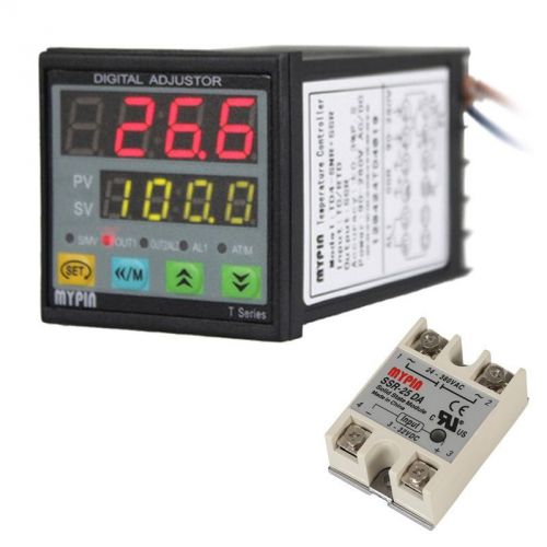 New Digital PID Temperature Controller TD4-SNR Solid state relay SSR-40DA in US