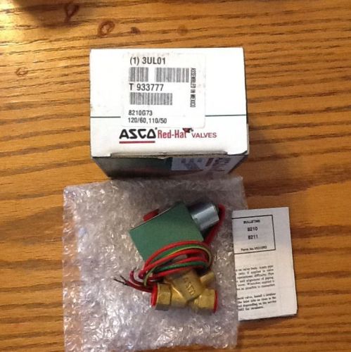 New asco redhat solenoid valve 8210g73 3/8&#034; 120v for sale