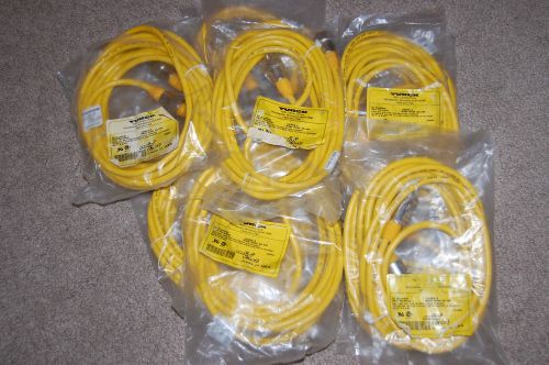 (10) NEW Turck Cable Assemblies RSM RKM (2) 30-2M  (2) 30-3M (5) 30-4M (1) 30-6M