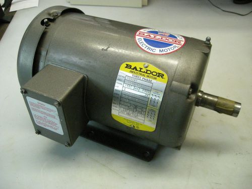 Baldor 2 hp 1725 rpm 145t frame 208-230/460 vac electric motor for sale
