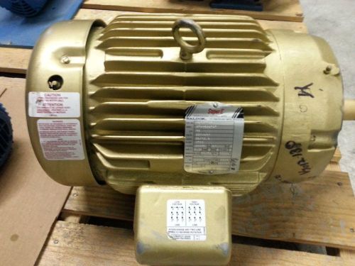 Baldor super e 10 hp electric motor. model vem3774t. for sale