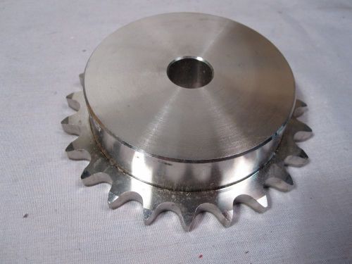 Roller Chain Sprocket 23-tooth 3.940&#034; O.D. #40 40B23SS Stainless Steel