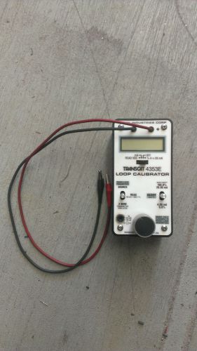 Transcat 4353E, (Altek equivalent) 4-20mA loop calibrator