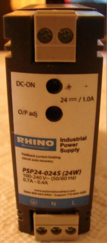 Rhino industrial power supply psp24-024s(24w) for sale