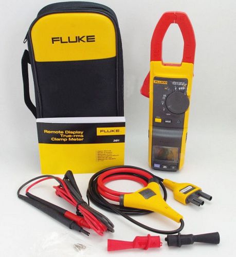 New fluke 381 f381 remote display true rms ac/dc clamp meter tester with iflex for sale