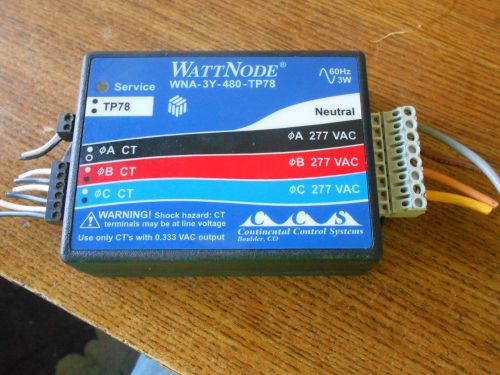 WATTNODE ENERGY METER WNA-3Y-480-TP78