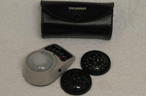 Gte sylvania foot candle light meter model #s.511, case, 2 discs for sale