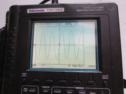 Tektronix THS720A  Digital Oscilloscope 100MHz DMM w/ 2 Probes