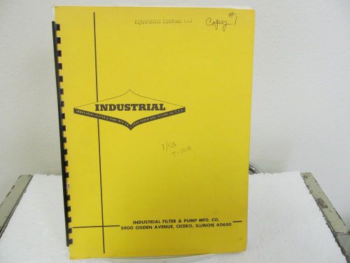 Industrial Filter&amp;Pump Type 411.3C Test Cabinet Assembly Instruction Manual