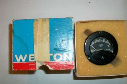 Vintage Weston Model 2522 WM295 Volts AC  #1777729-0018 Used