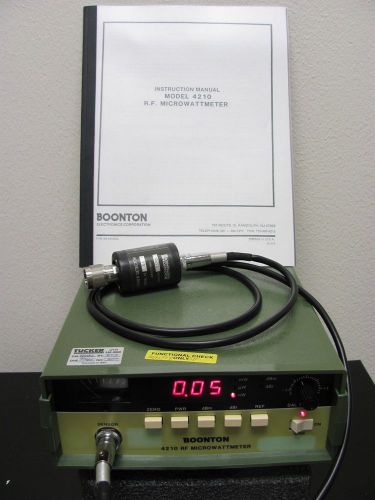 BOONTON 4210 WITH 41-4A POWER SENSOR 1-7 GHz