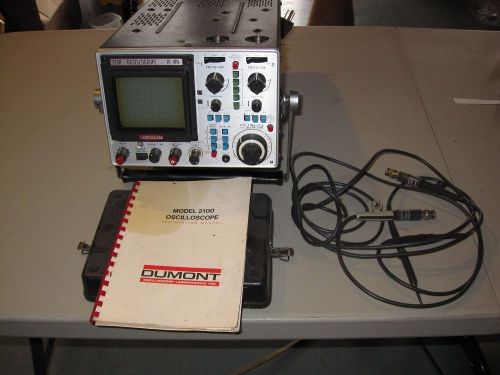 Dumont Oscilloscope Model 2100 Used