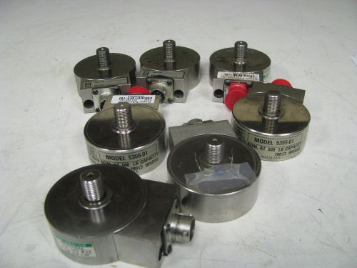 Lot of 7 gse load cells 500lbs - 2000lbs df19 for sale