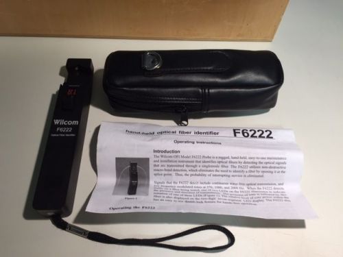 WILCOM F6222 HAND-HELD OPTICAL FIBER IDENTIFIER