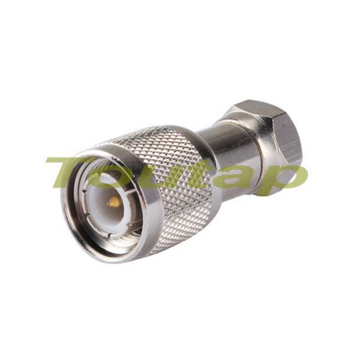 Tnc plug to f plug male straight (english-version) rf coaxial adapter connector for sale