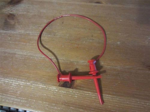 Pomona red 3781-12 minigrabber test clip patch cord 12&#034; lon for sale