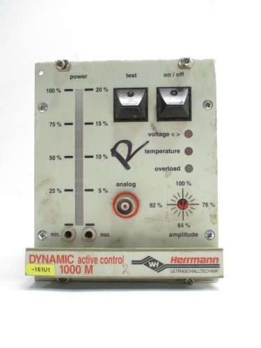 HERRMANN 1000 M 230V-AC 1KW 5A AMP DYNAMIC ACTIVE CONTROLLER D415937