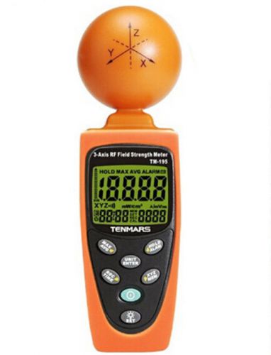 Tenmars tm-195 3-axis emf rf high frequency filed strength meter 50mhz~3.5ghz for sale