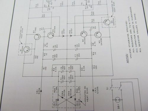 Texas Instruments 6563 Pulse Generator Instruction Manual w/ Schematics 46180