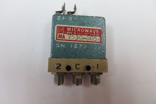 Microwave Associates  SPDT coaxial switch 12V Latching DC-18GHz
