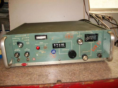 POLARAD 110B, SIGNAL GENERATOR, , 7 TO 11 GHZ. SELLING AS IS..