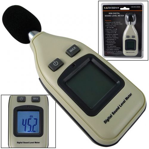 Handy Digital Sound Level Meter With High Quality Noise Monitor Meter 30-130dBA