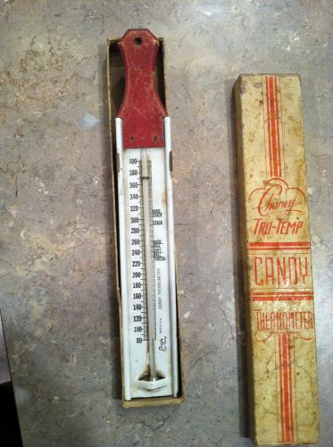VINTAGE - CAHNEY TRU-TEMP CANDY THERMOMETER - IN BOX