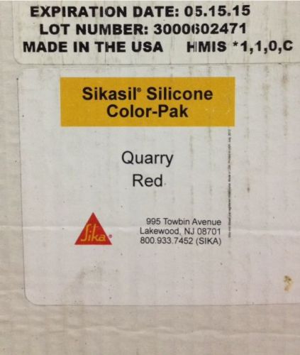 Colorpaks for Sikasil WS-290/295 FPS ( Quarry Red) ***