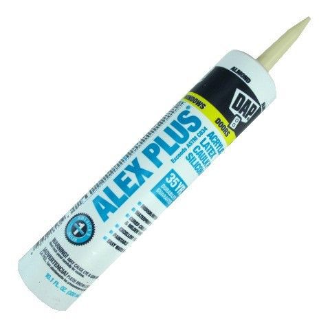 10.1 oz. Cartridge Almond Acrylic Latex Caulk Plus Silicone