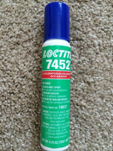 Loctite 7452 accelerator tak pak mist spray net wt. 70 oz./ cont. net. 20g for sale